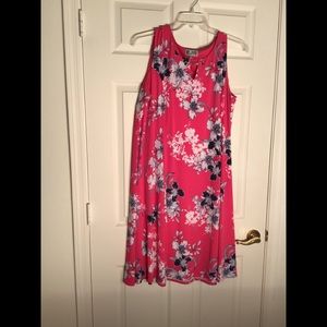 NWOT JM COLLECTION FIT AND FLARE DRESS